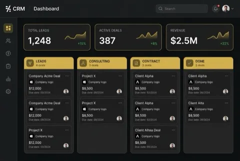 자동 리드 수집 & CRM 시스템
