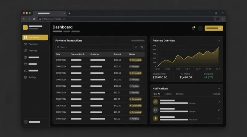 QJC 실사용 대시보드 목업