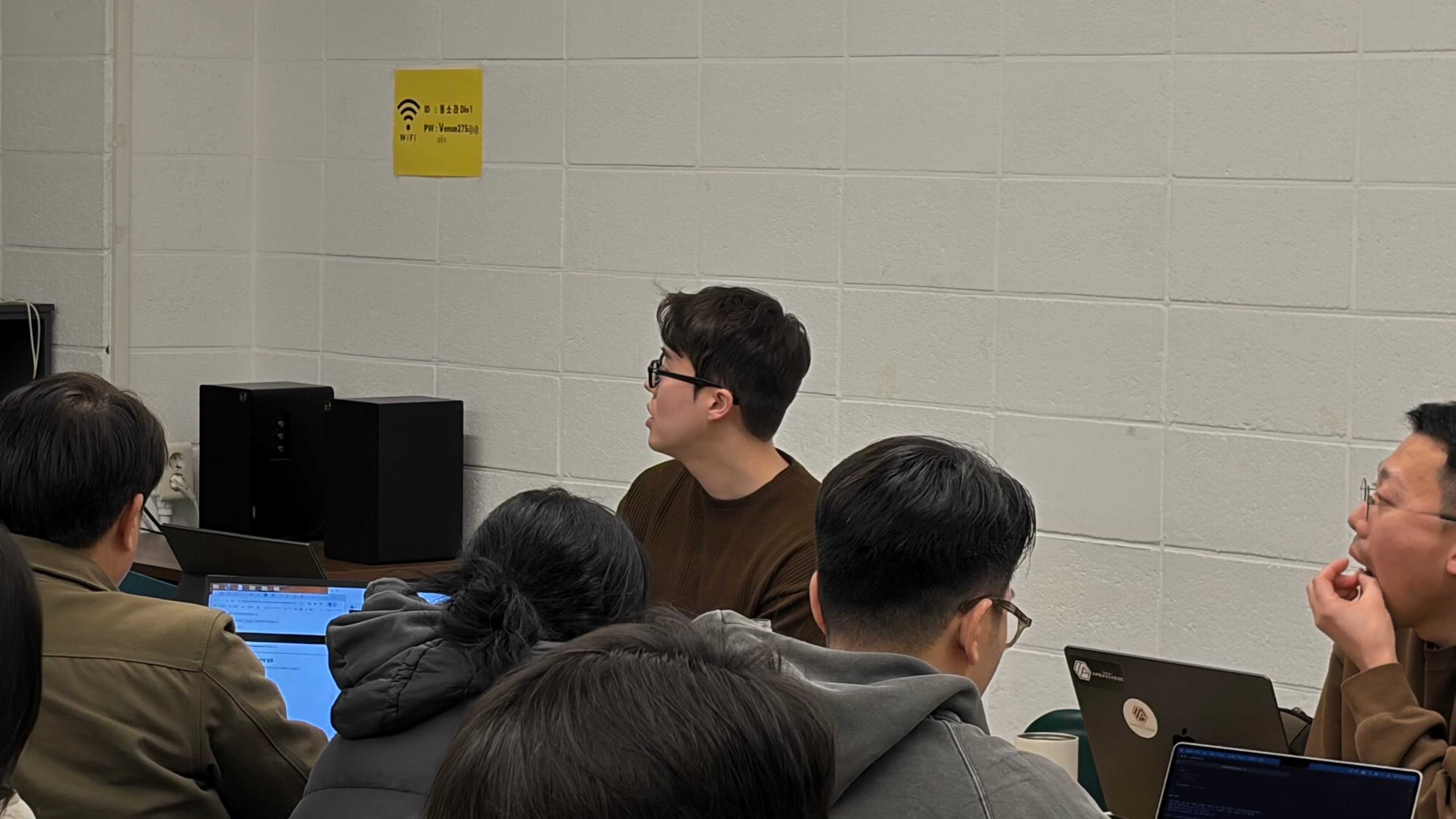 Students during practice