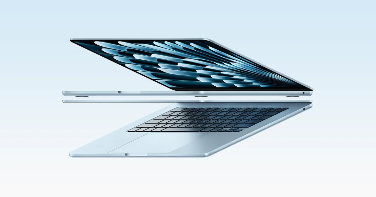 하늘색 MacBook Air M5