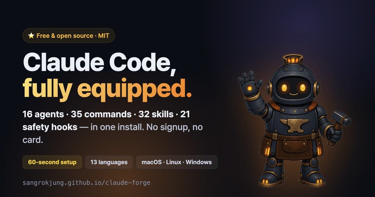 Claude Forge v4.0, 코드를 검토하는 두 번째 에이전트를 세우다